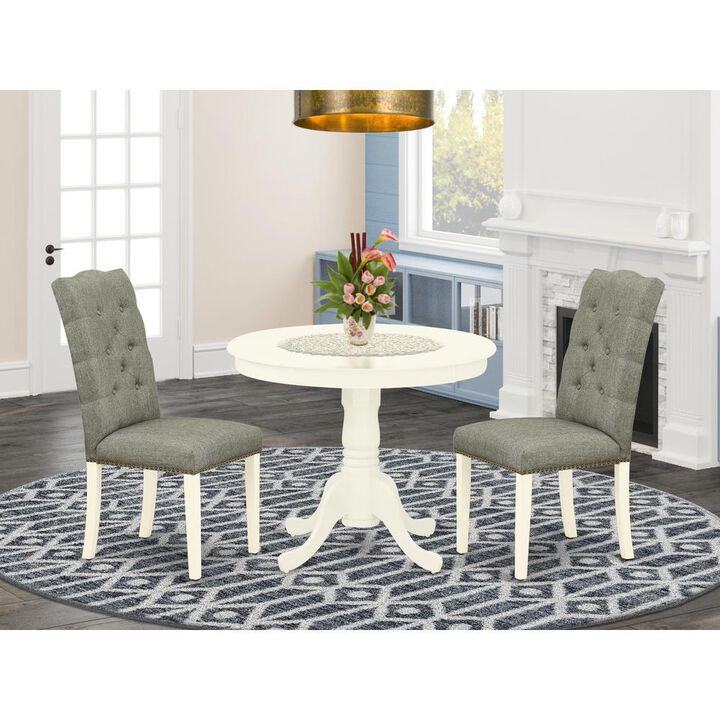 Dining Room Set Linen White