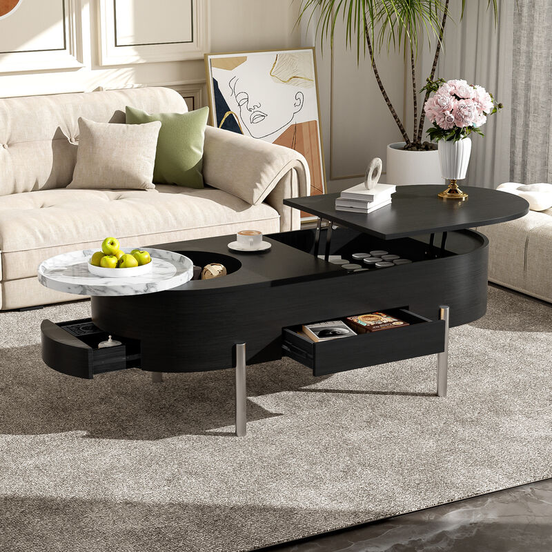 Merax Lift Top Coffee Table for Home Living Room