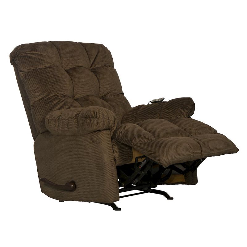 Catnapper Nettles Chaise Rocker Recliner w/Deluxe Heat/Massage