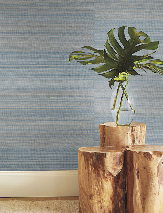 Tailored Abaca Seagrass Wallpaper