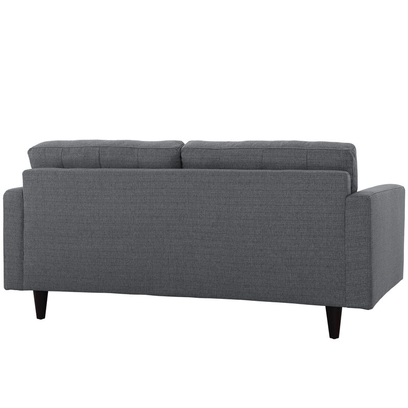 Empress Upholstered Fabric Loveseat image number 3