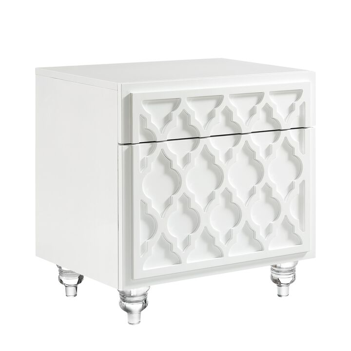 Inspired Home Miguelina  Side Table/Accent Table/Nightstand