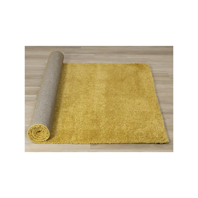 Novelle Home Palmer Soft Yellow Shag Rug, 5'3 x 7'7 image number 3