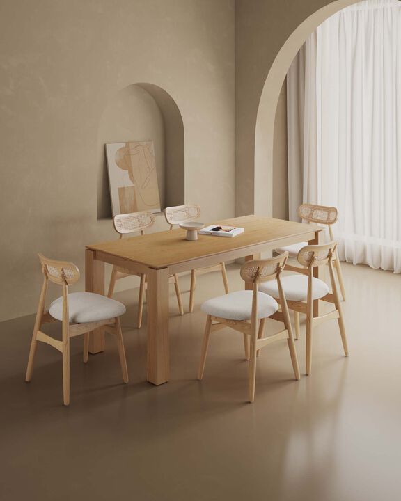 Rockaway 7-Piece Dining Set in Brown