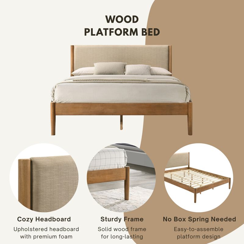 Ninnek 2-Piece Rubberwood Bedroom Set image number 2