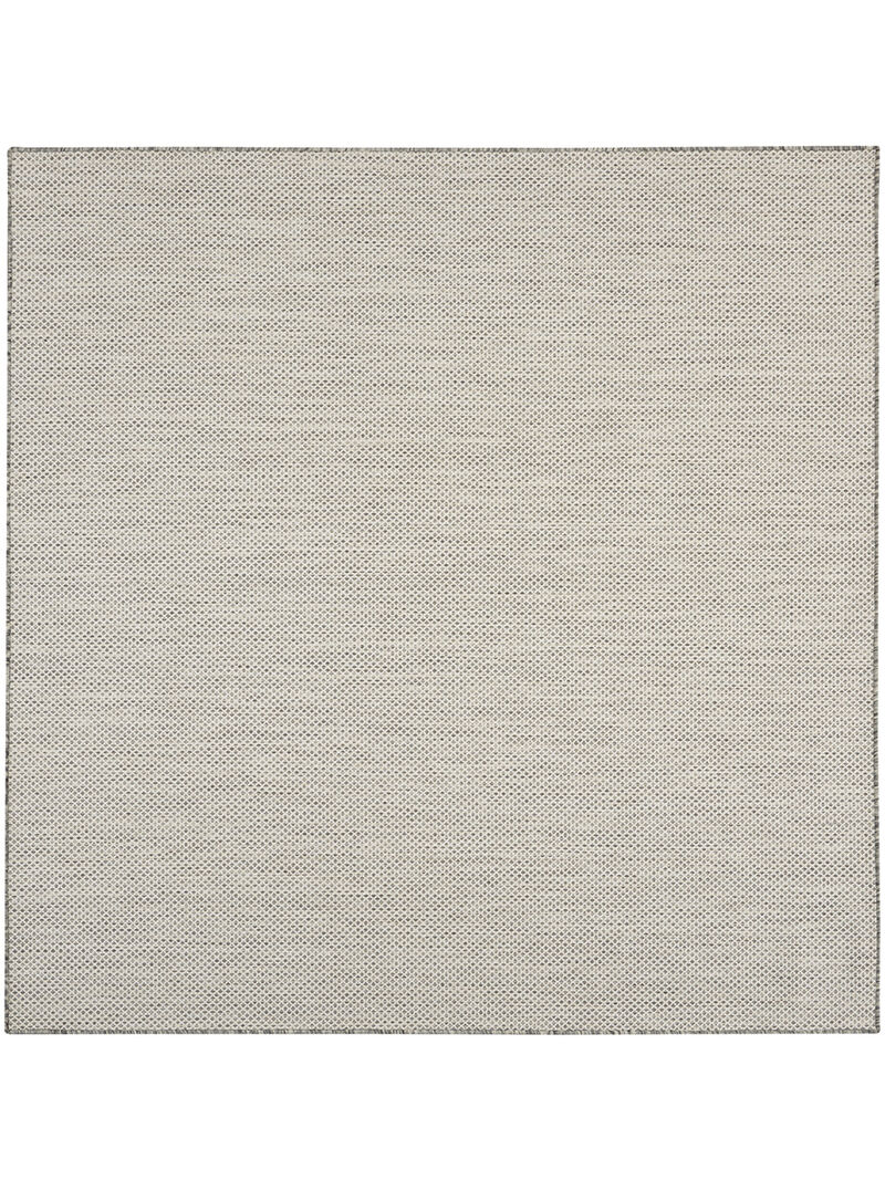 Courtyard COU01 Ivory/Silver 8' x Square Rug image number 0
