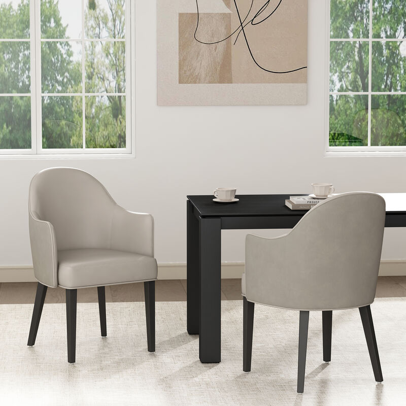 Hillman Gray Dining Arm Chairs (Set of 2)