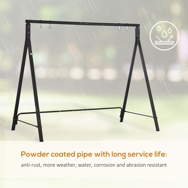 Hivvago Heavy Duty Metal Porch Swing Stand image number 3