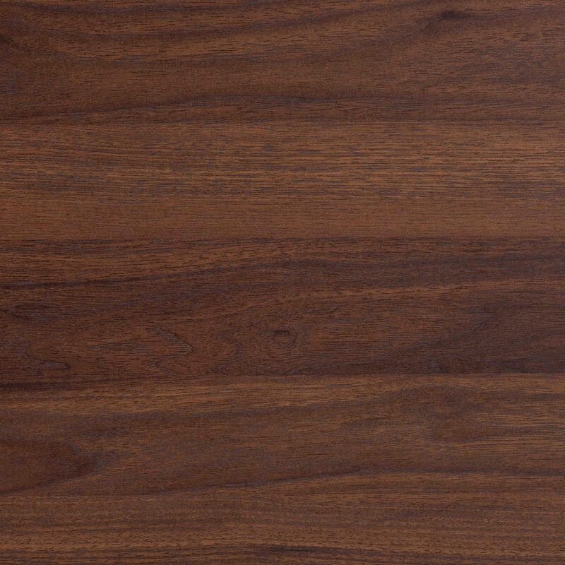 Baxton Studio Roden Transitional Dark Brown Nightstand with Rattan