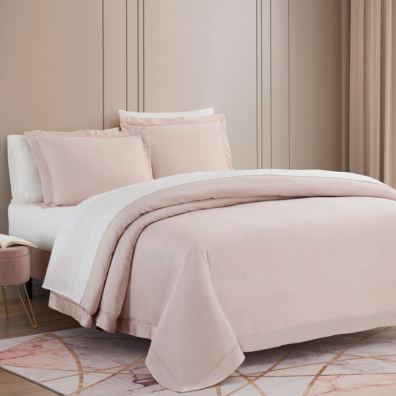Eucalyptus Blush King Duvet Cover Set image number 1
