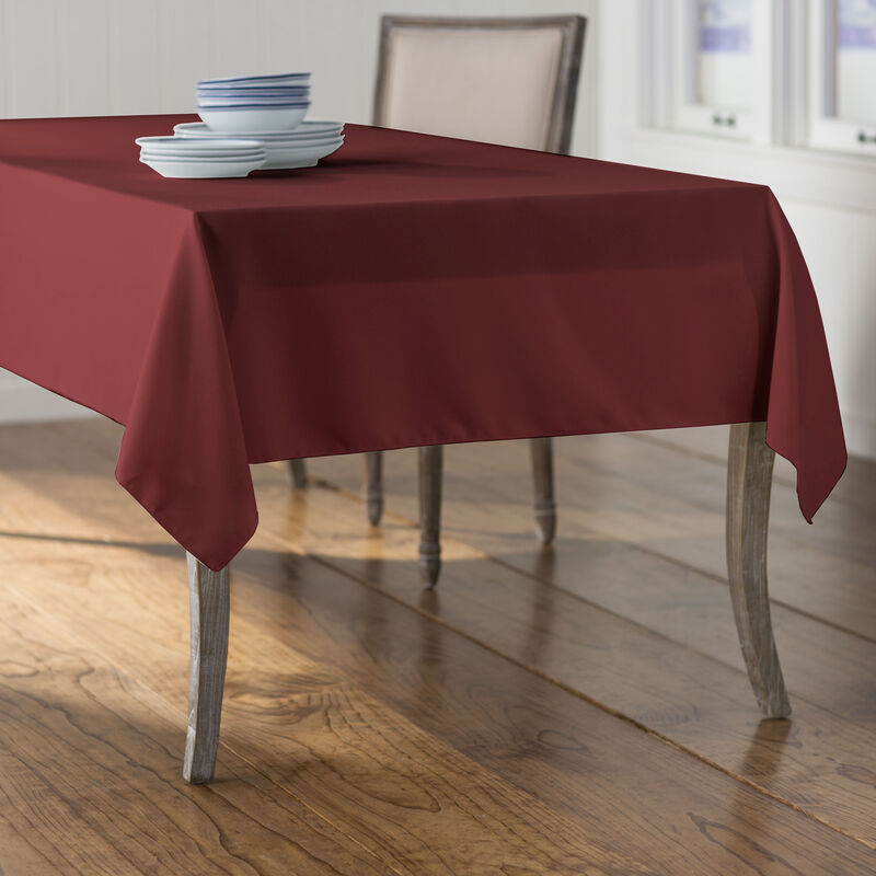 Rectangular Tablecloth 60 by 102 Inch Polyester Poplin Fabric image number 1