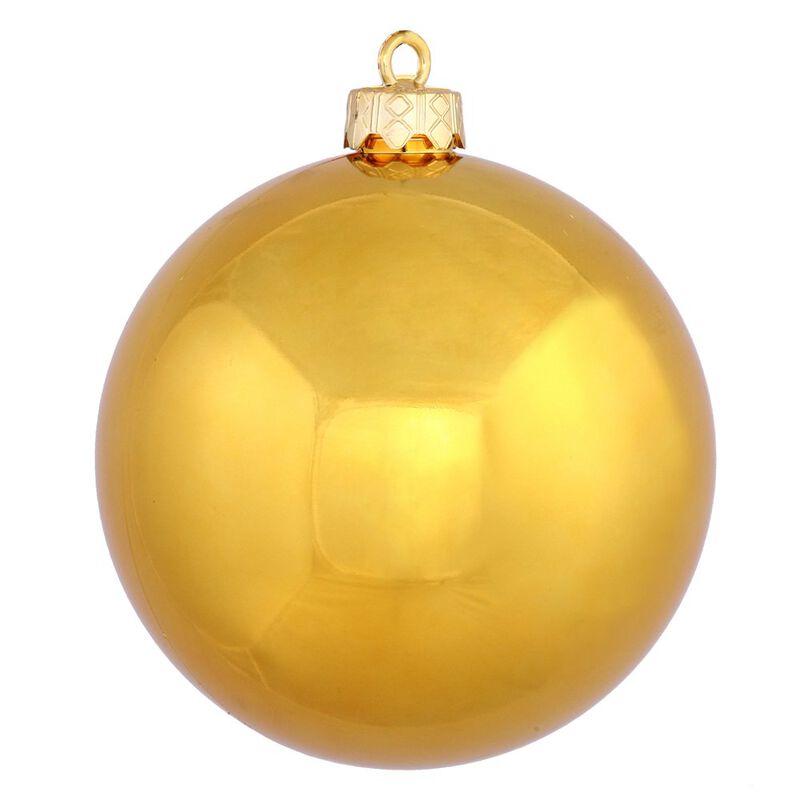 Vickerman Anti Gold Shiny Ball UV Drilled Cap - image number 0