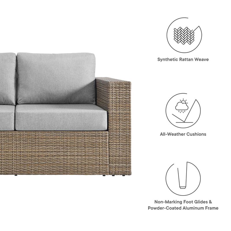 Modway - Convene Outdoor Patio Outdoor Patio Right-Arm Loveseat image number 7