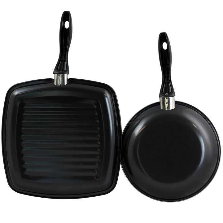 Gibson Westleton  2 piece Cookware Set Black