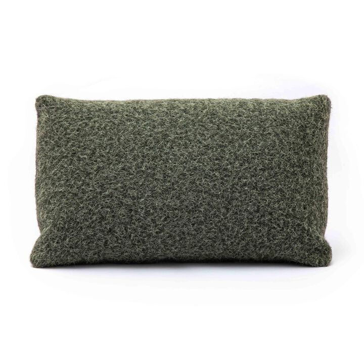 Malolo Long Mohair Rectangular Vegan-Down Pillow
