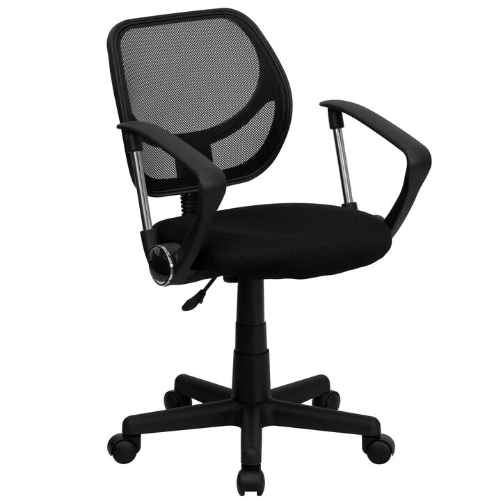 Neri Low Back   Mesh Swivel Task Office Chair with Arms