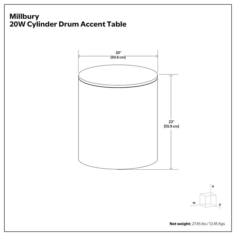 Simpli Home Millbury Side Table image number 8