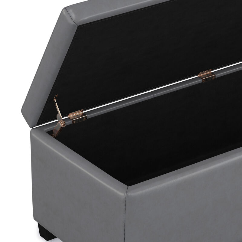 Simpli Home Avalon Storage Ottoman Bench image number 9