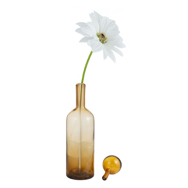 Glass, 20" Bottle W/ Stopper