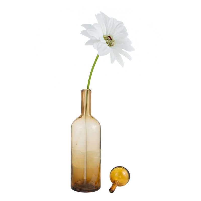 Glass, 20" Bottle W/ Stopper image number 1
