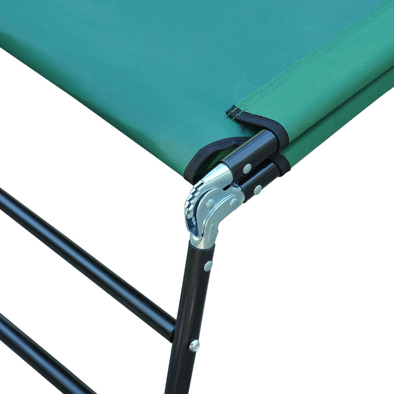 Hivvago Folding Patio Lounge Chair with 5-Level Adjustable Back image number 7
