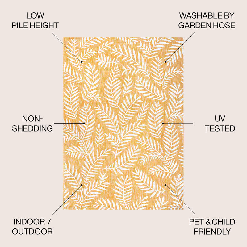 Nevis Palm Frond Indoor/Outdoor Area Rug