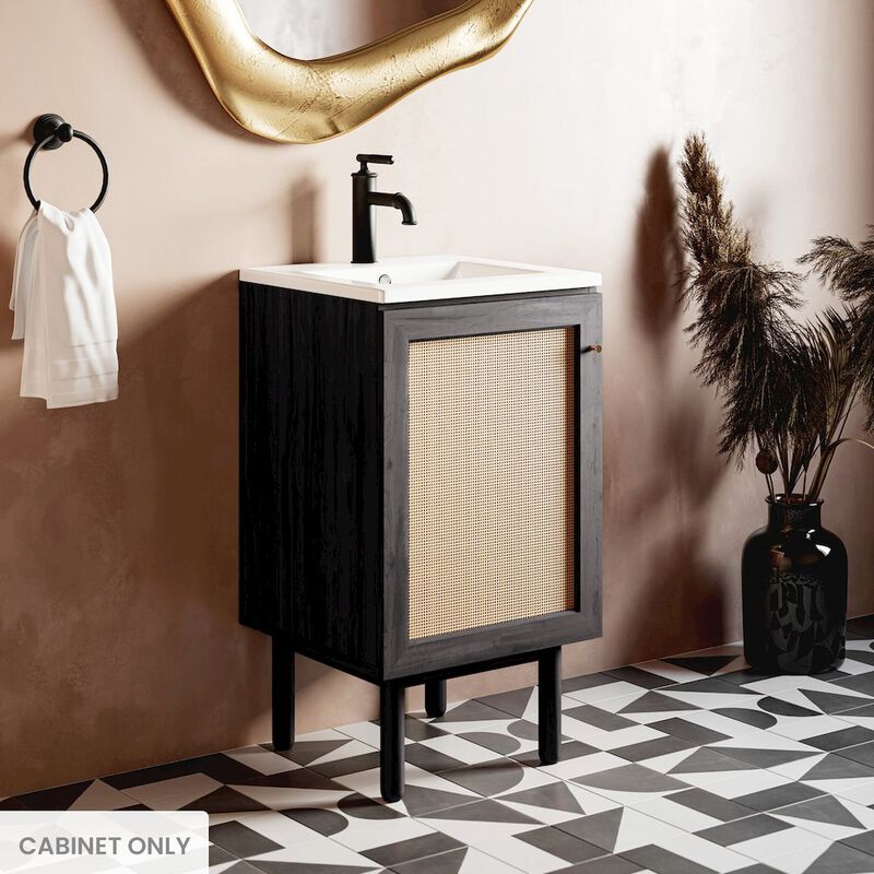 Classe 18" Bathroom Vanity in Black Cabinet Only image number 1