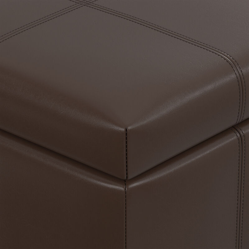 Simpli Home Dover Storage Ottoman Bench image number 8