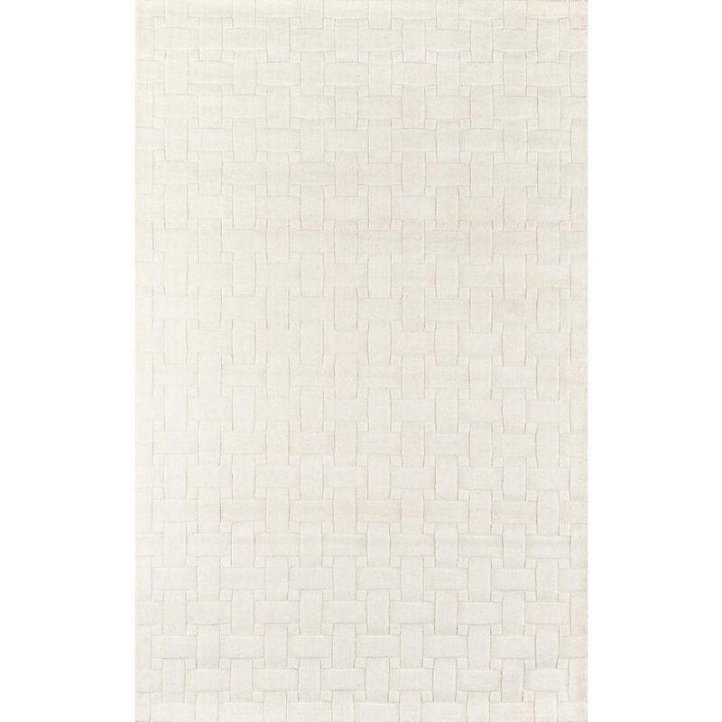 Momeni Contemporary Runner Area Rug, Ivory, 2'3 X 8' Runner