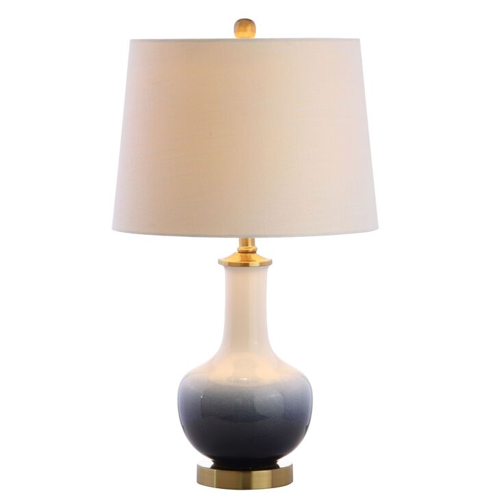 Gradient Ceramicbrass LED Table Lamp