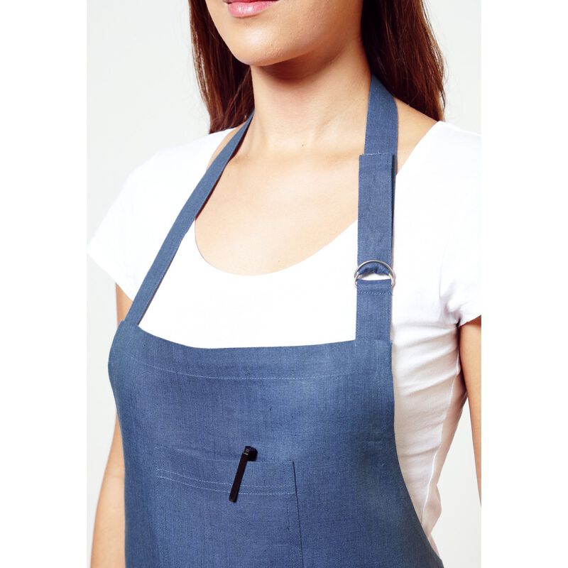 Solino Home 100% Pure Linen Linen Apron - Kitchen Linen