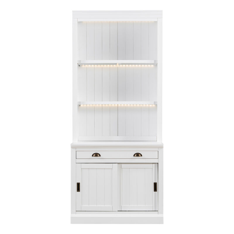 Pulvop LED-Lit Bookcase image number 0