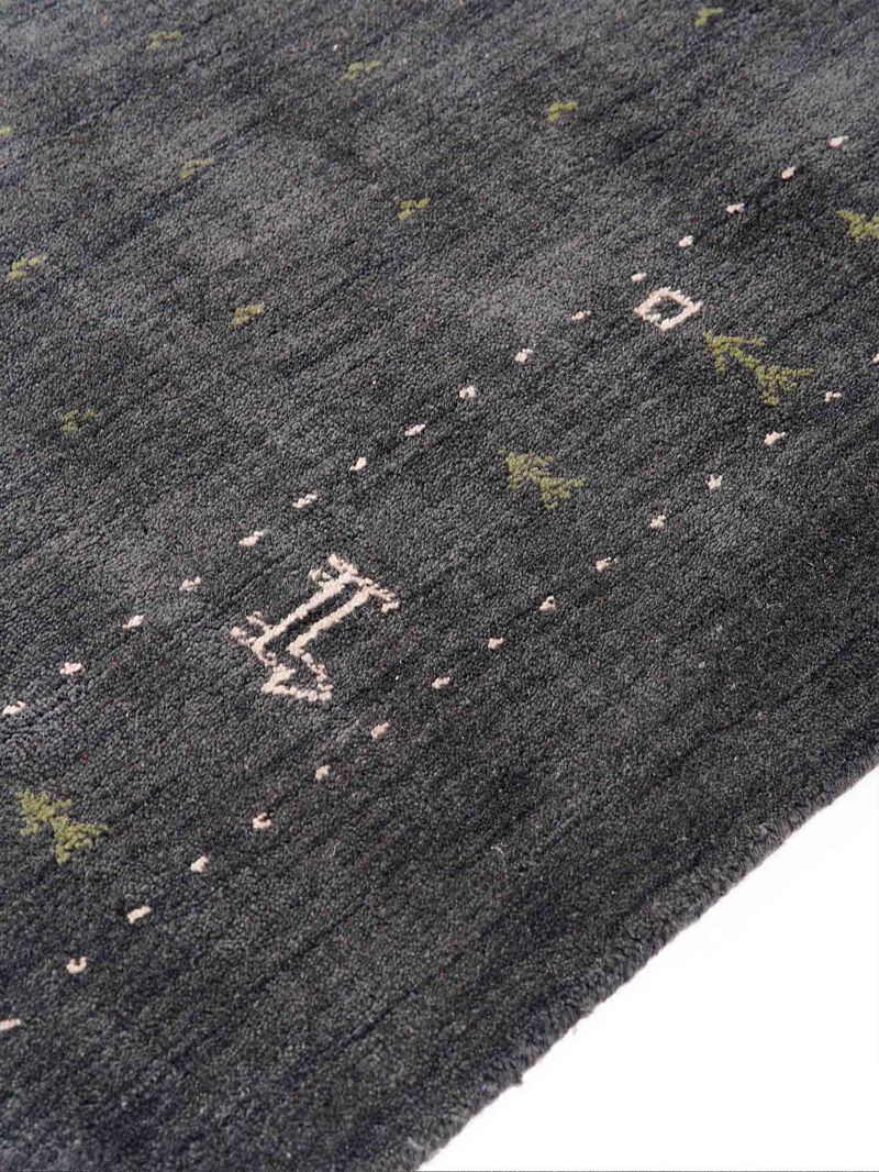 RUGSOTIC CARPETS HAND KNOTTED LOOM WOOL ECO-FRIENDLY AREA RUGS  - Contemporary Modern Design, High Pile Thick Handmade Anti Skid Rugs for Living Room (L00585) image number 2