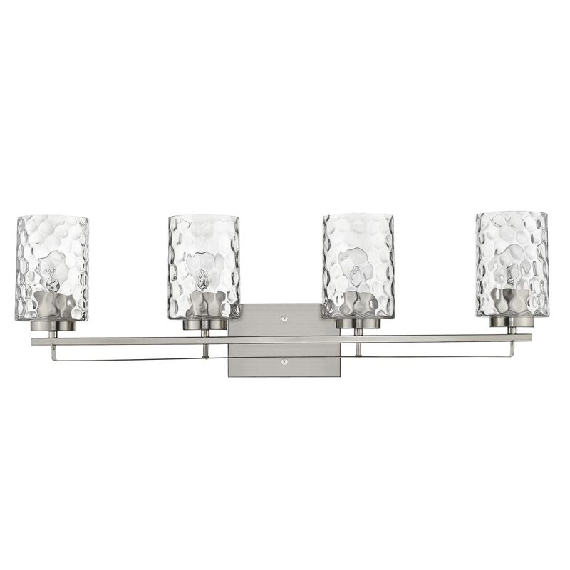 Hivvago Livvy 4-Light Satin Nickel Vanity
