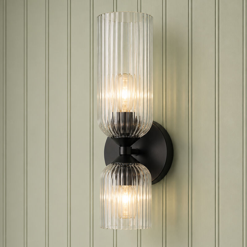 Nelly 12-in Socket Damp-Rated Wall/Vanity Light image number 2