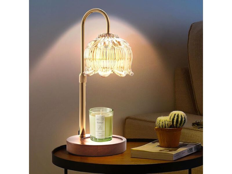 Electric Candle Warmer Lamp with Timer Dimmer Wax Melt Lamp for Home image number 1