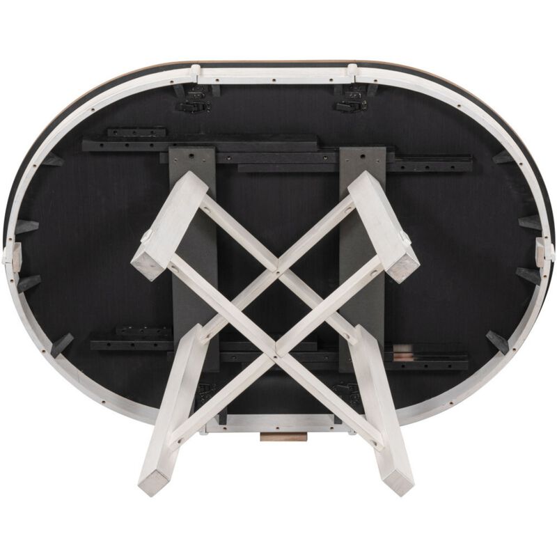 Hoswos Farmhouse Extendable Round Dining Table image number 5