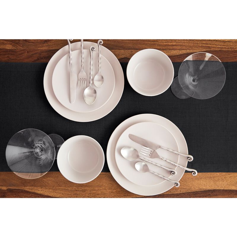 Solino Home 100% Pure Linen Table Runner - Diana