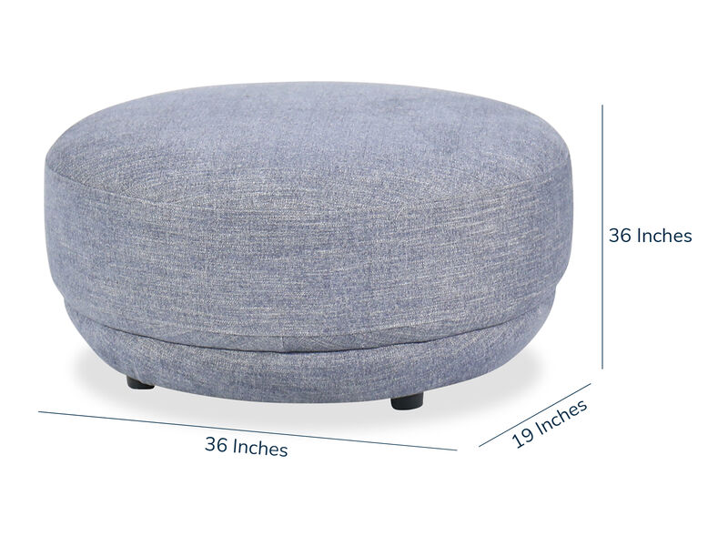 Brent Round Ottoman