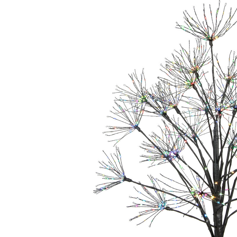 5' LED Lighted Christmas Fireworks Tree  Multi-Color Lights image number 2