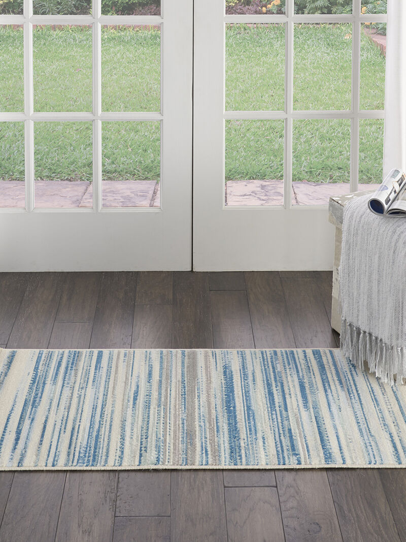 Jubilant JUB04 Blue 2'3" x 7'3" Rug