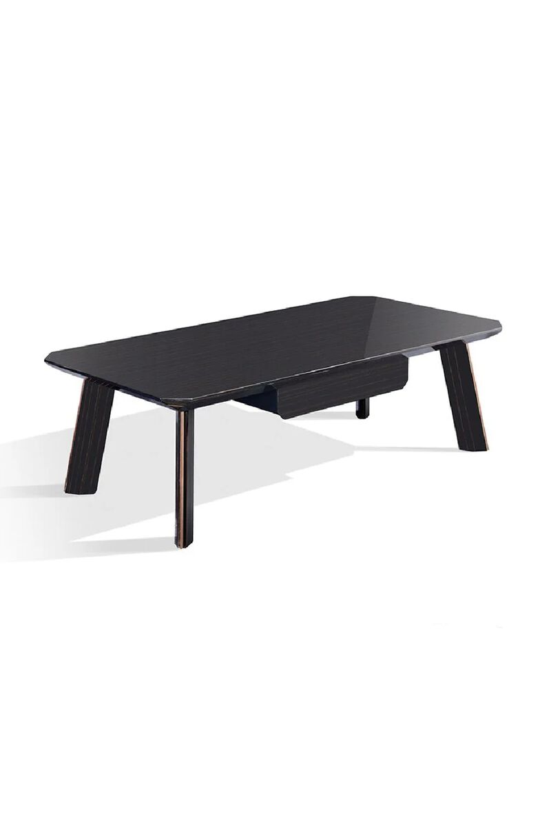 1-Drawer Ebony Coffee Table | OROA Modern Chadwick image number 0