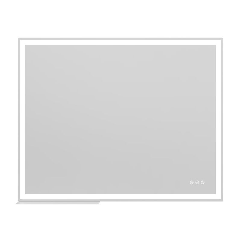 ELEMENT ACE 32x40 Inch Wall Mounted LED Bathroom Vanity Mirror with Adjustable Lighting Anti-Fog Touch Control Memory Function Smart Large Bathroom Mirror image number 0