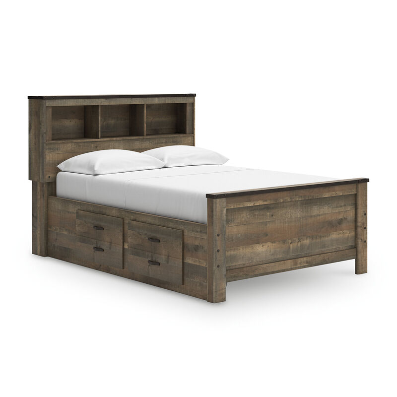 Trinell Full Bookcase Bed
