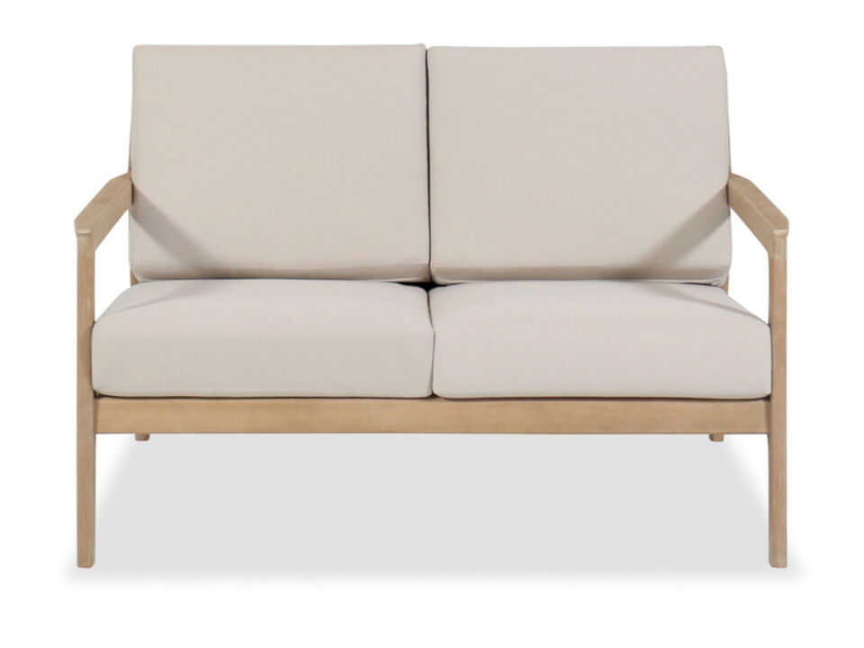 Jack 51" Teak Lounge Loveseat
