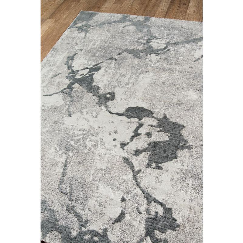 Momeni Modern Rectangle Area Rug, Grey, image number 3