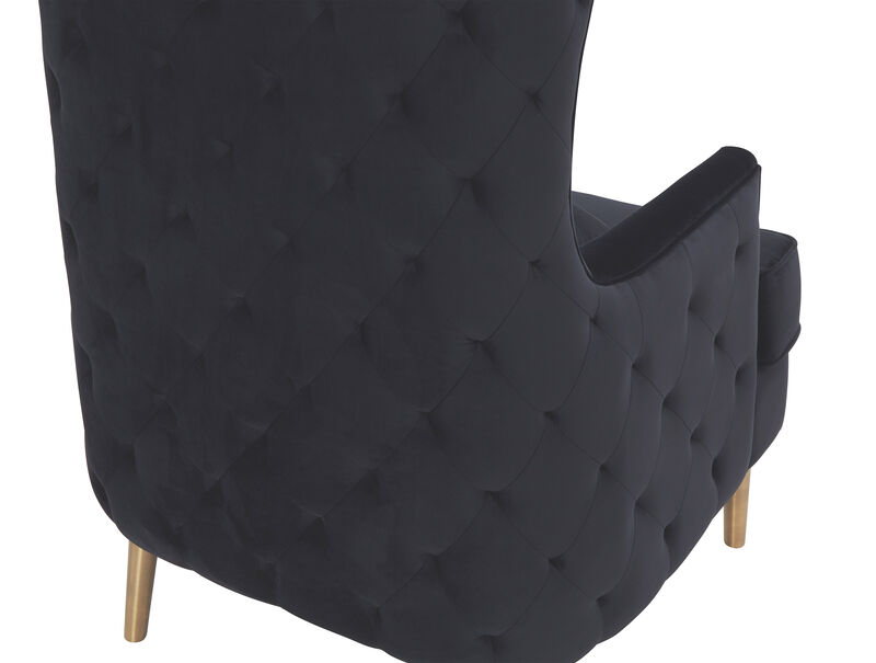 Alina Tall Tufted Back Chair by Inspire Me Home Decor