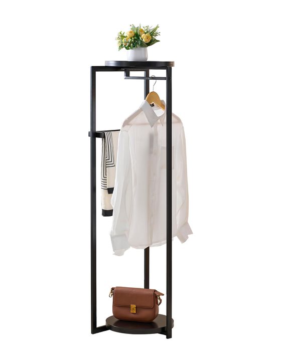 Kings Brand Furniture David Suit Valet Stand - Freestanding Clothing Organizer