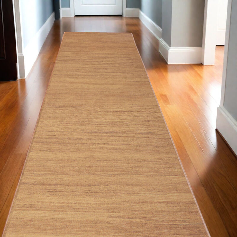 HomeRoots Abstract Washable Runner Rug image number 1