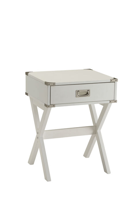 ACME Babs Accent Table, White